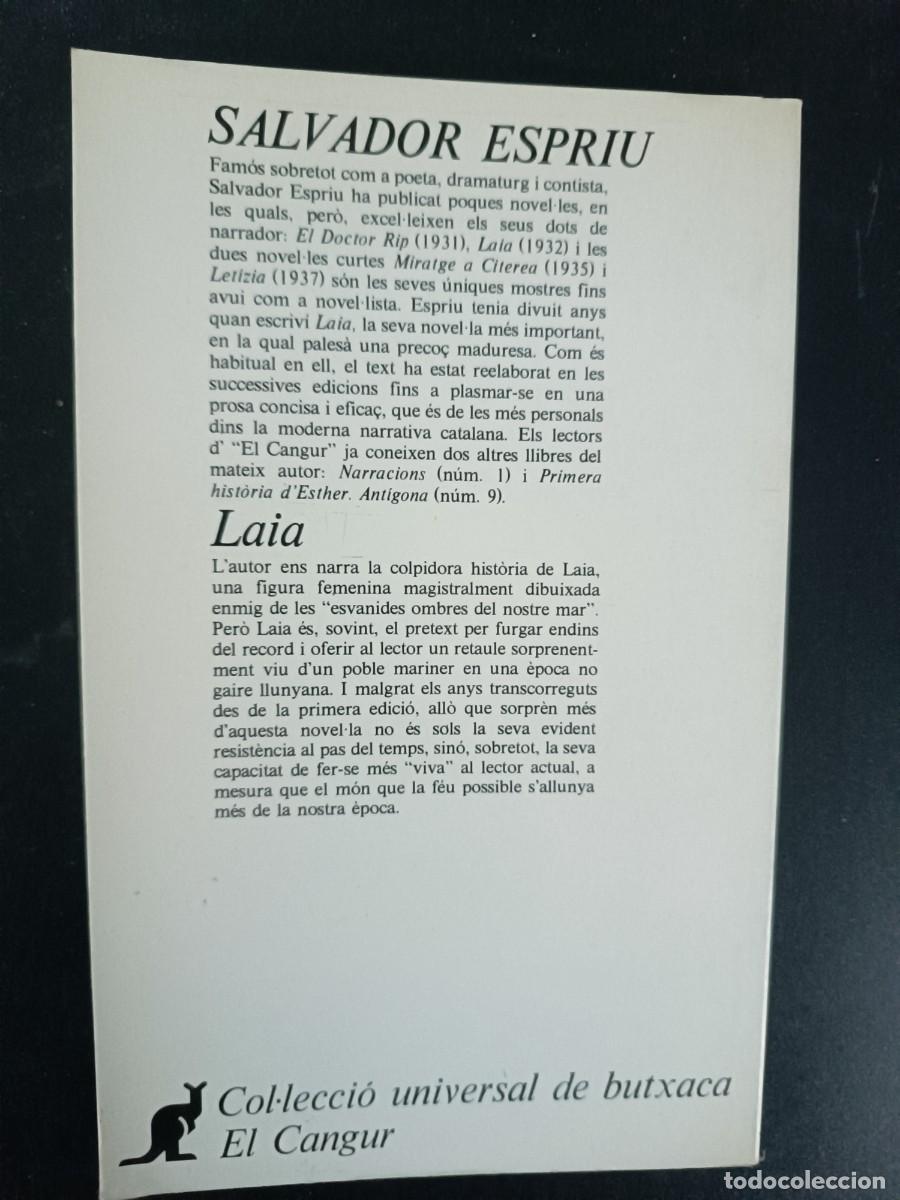Libros de segunda mano: Laia Salvador Espriu - Foto 2