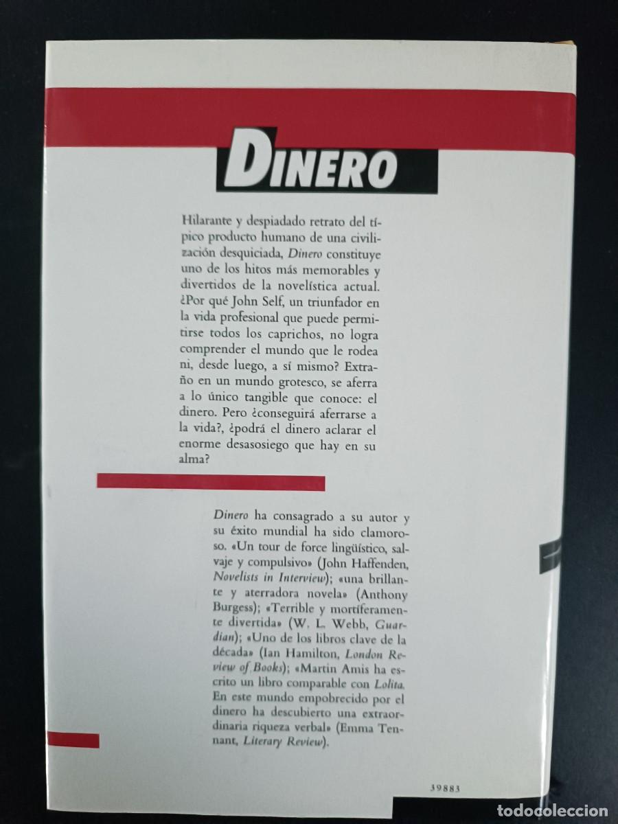 Libros de segunda mano: Dinero Martin Amis C&iacute;rculo de Lectores - Foto 2