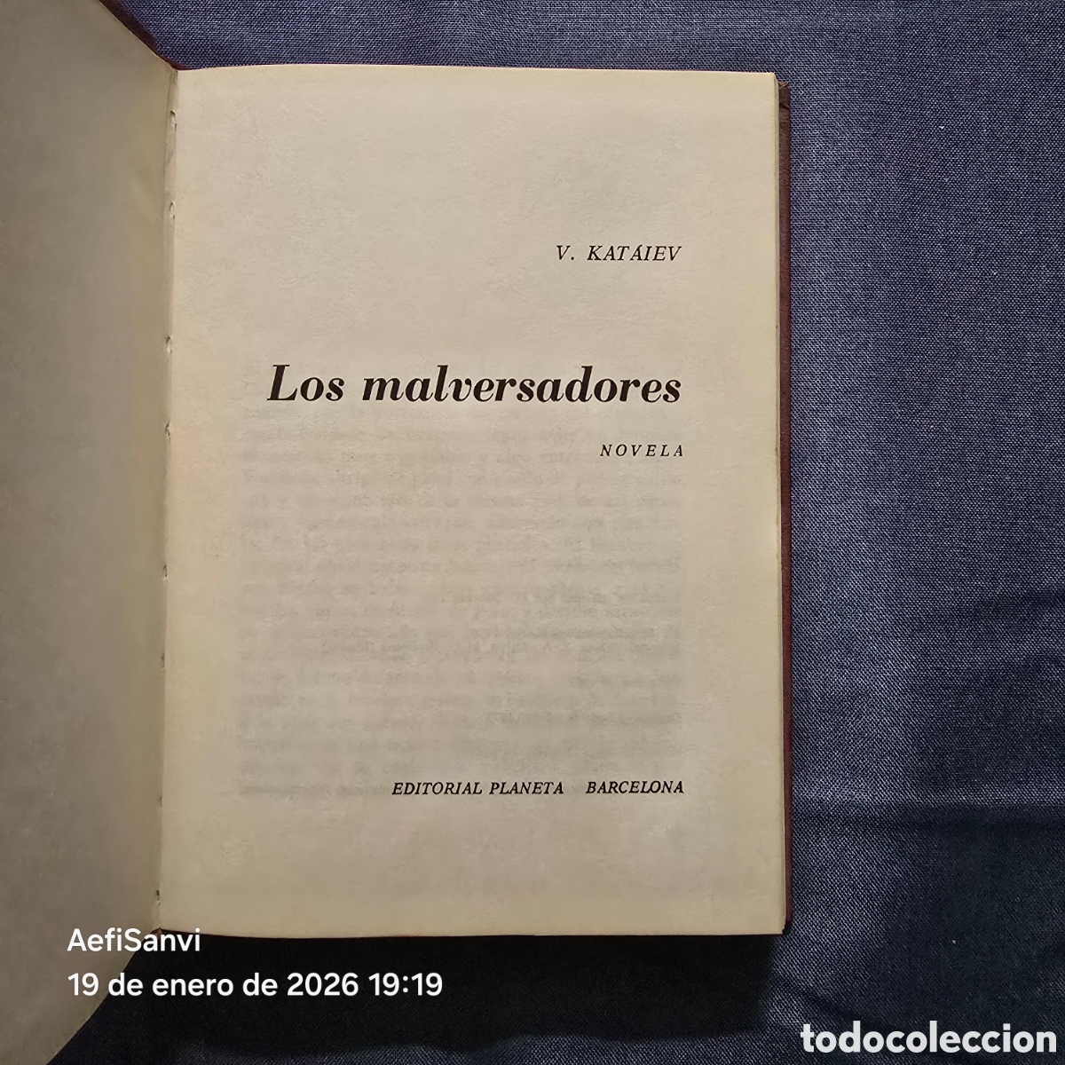 Libros de segunda mano: LOS MALVERSADORES (V. KAT&Aacute;IEV) (PLANETA) - Foto 2