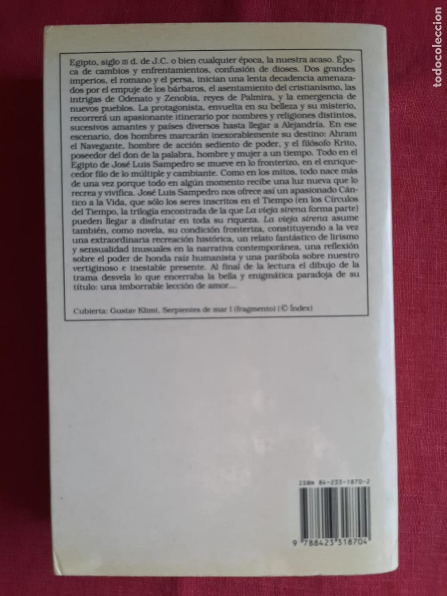 Libros de segunda mano: La vieja sirena - Sampedro, Jos&eacute; Luis - Foto 2