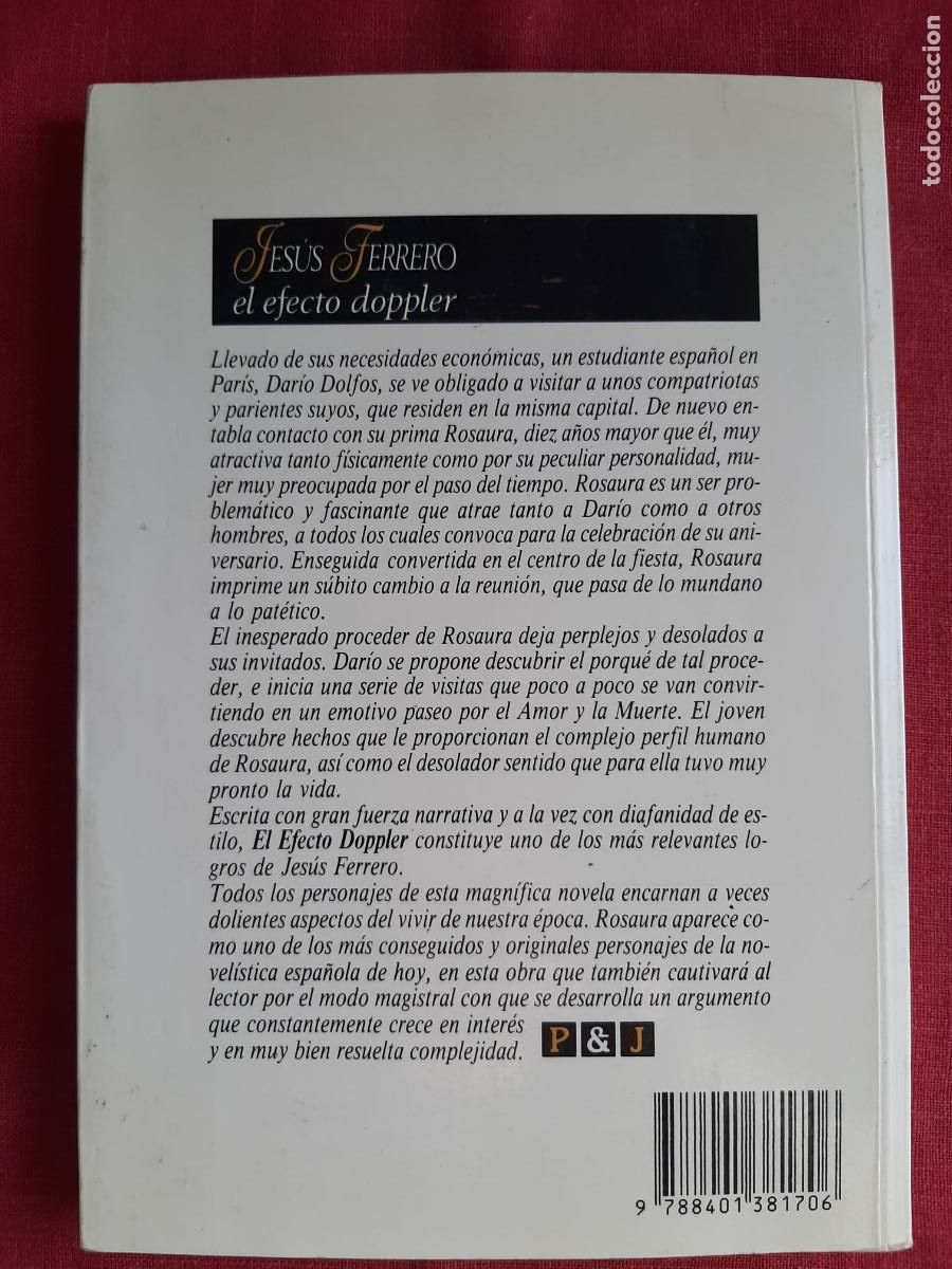 Libros de segunda mano: El Eefecto Doppler - Ferrero, Jes&uacute;s - Foto 2