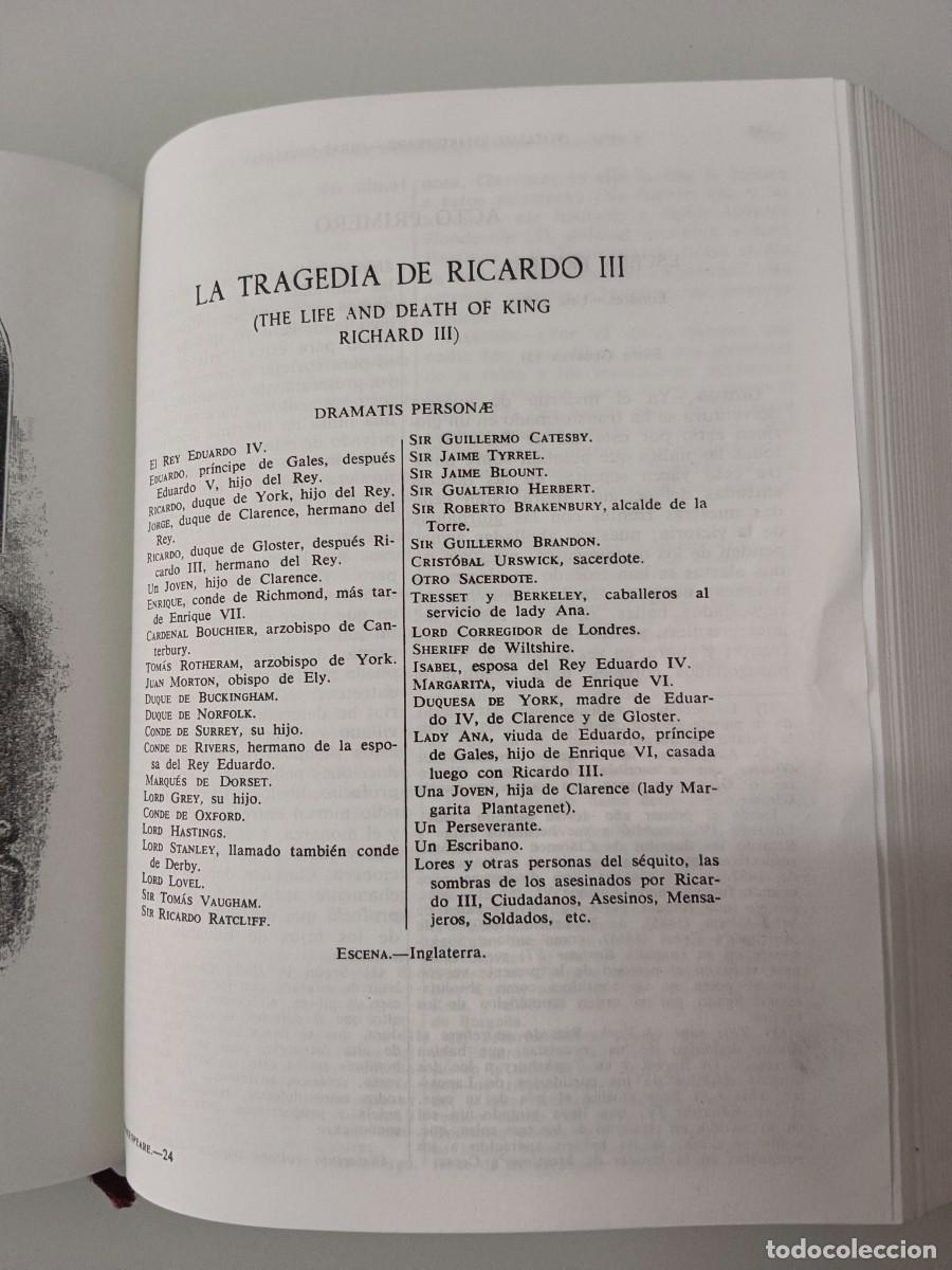 Libros de segunda mano: OBRAS COMPLETAS SHAKESPEARE. AGUILAR - Foto 10