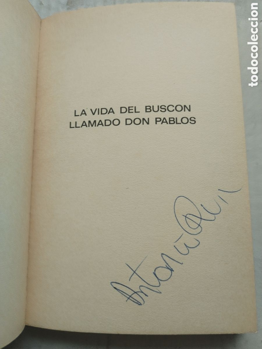 Libros de segunda mano: LA VIDA DEL BUSCON LLAMADO DON PABLOS/FRANCISCO DE QUEVEDO - Foto 2