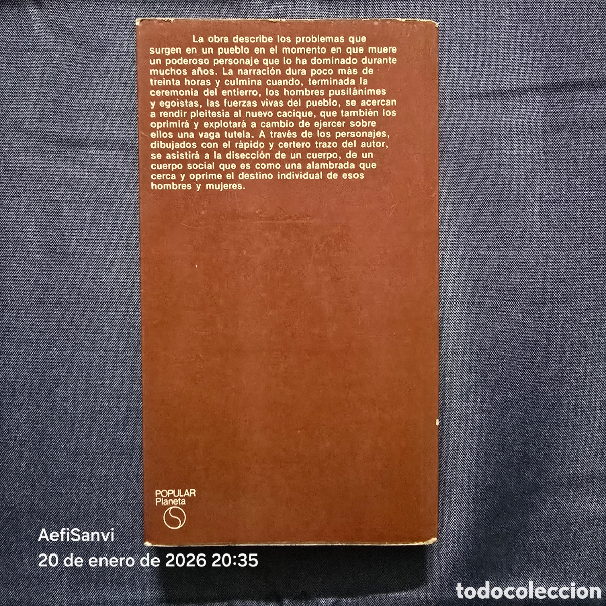 Libros de segunda mano: EL CACIQUE (LUIS ROMERO) (PLANETA) - Foto 2