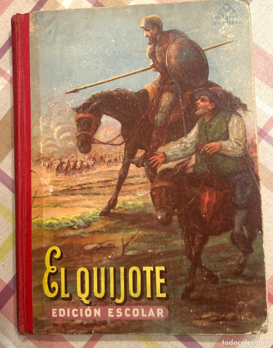 Libros de segunda mano: El Quijote. Edici&oacute;n escolar de 1958 - Foto 1