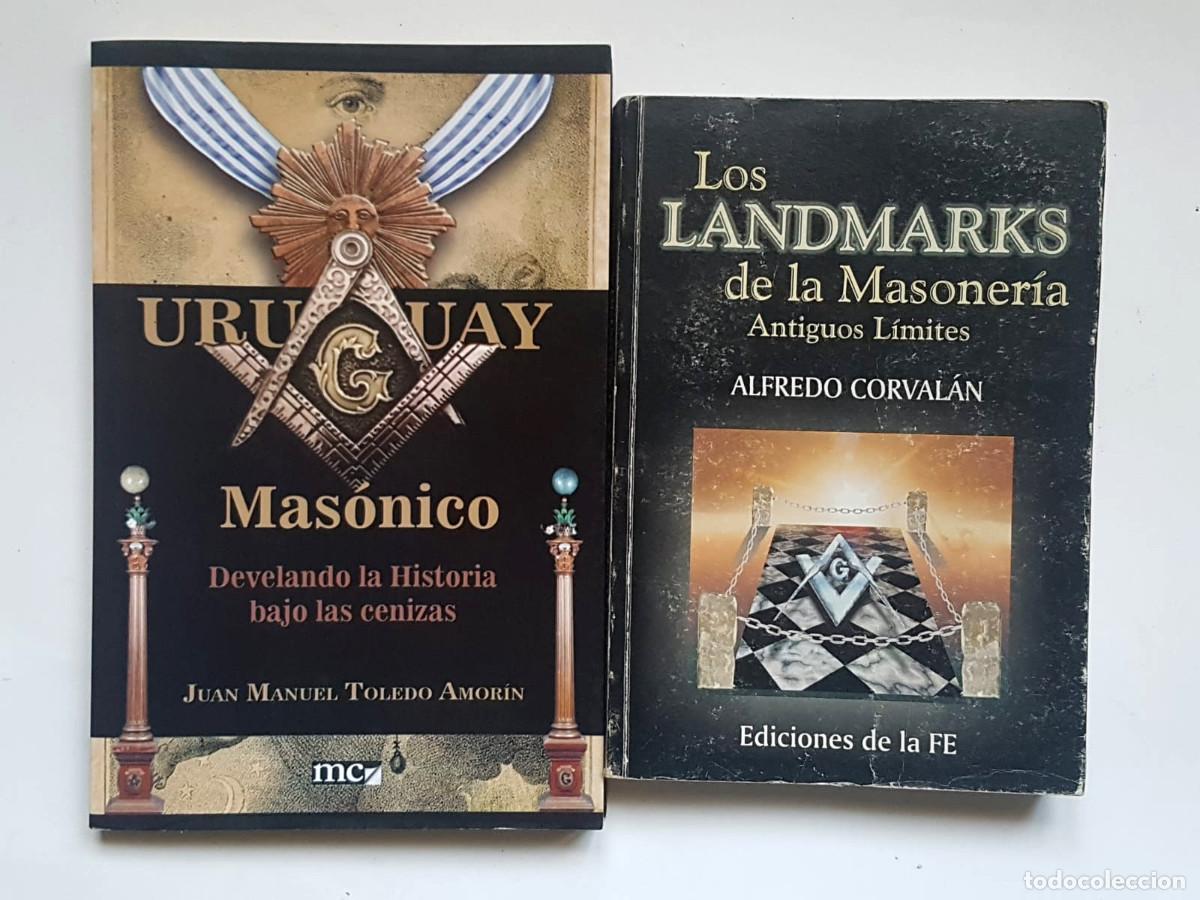 Libros de segunda mano: Lote de 4 t&iacute;tulos sobre masoner&iacute;a del Uruguay - Foto 1