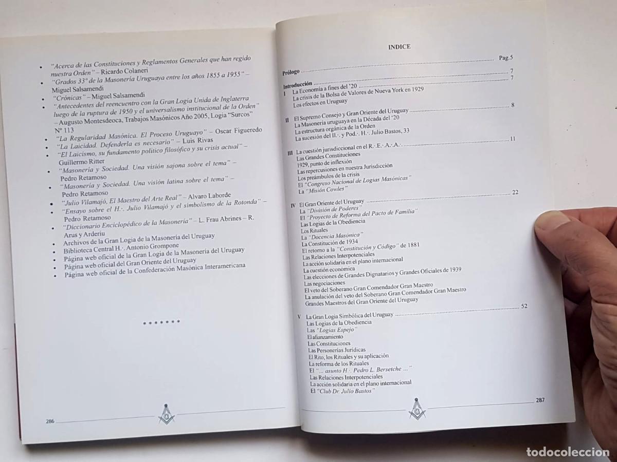 Libros de segunda mano: Lote de 4 t&iacute;tulos sobre masoner&iacute;a del Uruguay - Foto 5