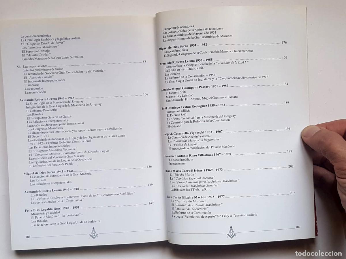 Libros de segunda mano: Lote de 4 t&iacute;tulos sobre masoner&iacute;a del Uruguay - Foto 6