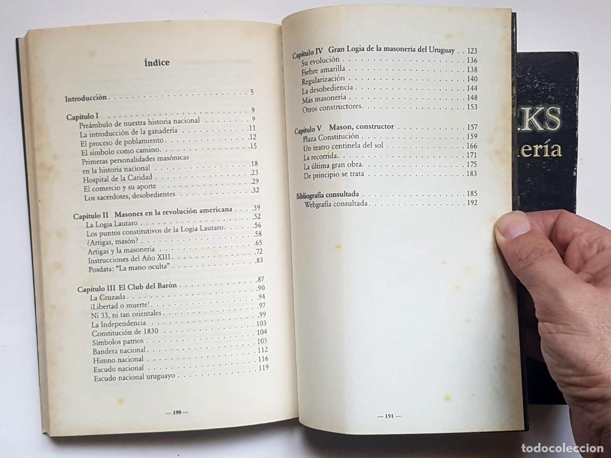 Libros de segunda mano: Lote de 4 t&iacute;tulos sobre masoner&iacute;a del Uruguay - Foto 7