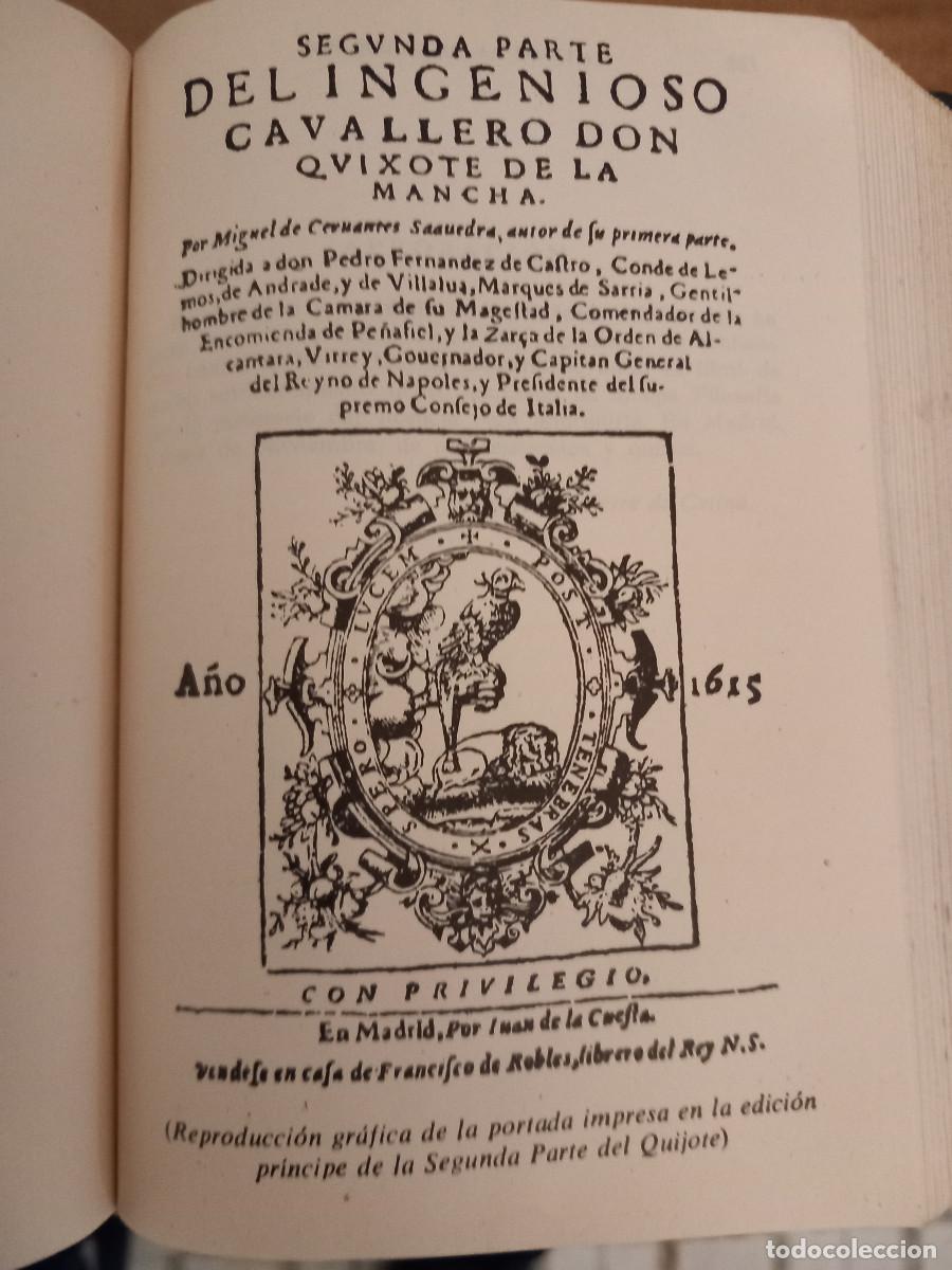 Libros de segunda mano: Don Quijote de la Mancha, - Foto 3
