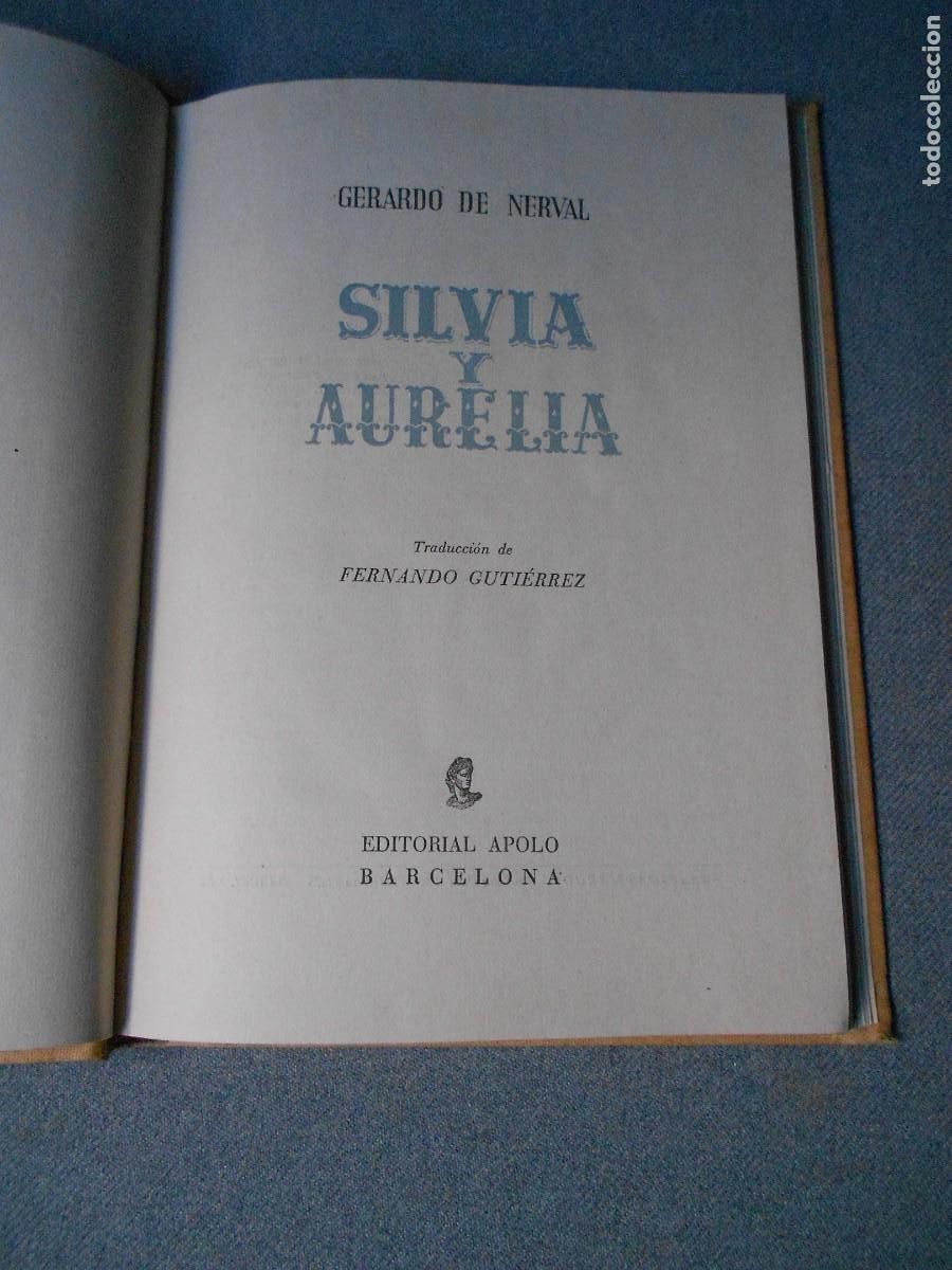 Libros de segunda mano: SILVIA Y AURELIA. GERARDO DE NERVAL - Foto 2