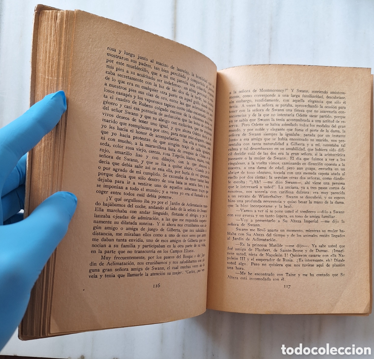 Libros de segunda mano: A la Sombra de las Muchachas en Flor&rdquo; de Marcel Proust (Edici&oacute;n 1944 con Sobrecubierta) - Foto 5