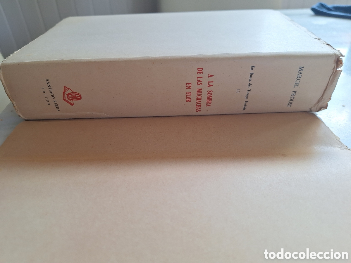Libros de segunda mano: A la Sombra de las Muchachas en Flor&rdquo; de Marcel Proust (Edici&oacute;n 1944 con Sobrecubierta) - Foto 9