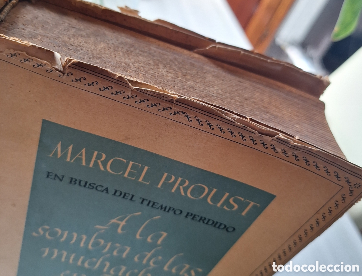 Libros de segunda mano: A la Sombra de las Muchachas en Flor&rdquo; de Marcel Proust (Edici&oacute;n 1944 con Sobrecubierta) - Foto 10