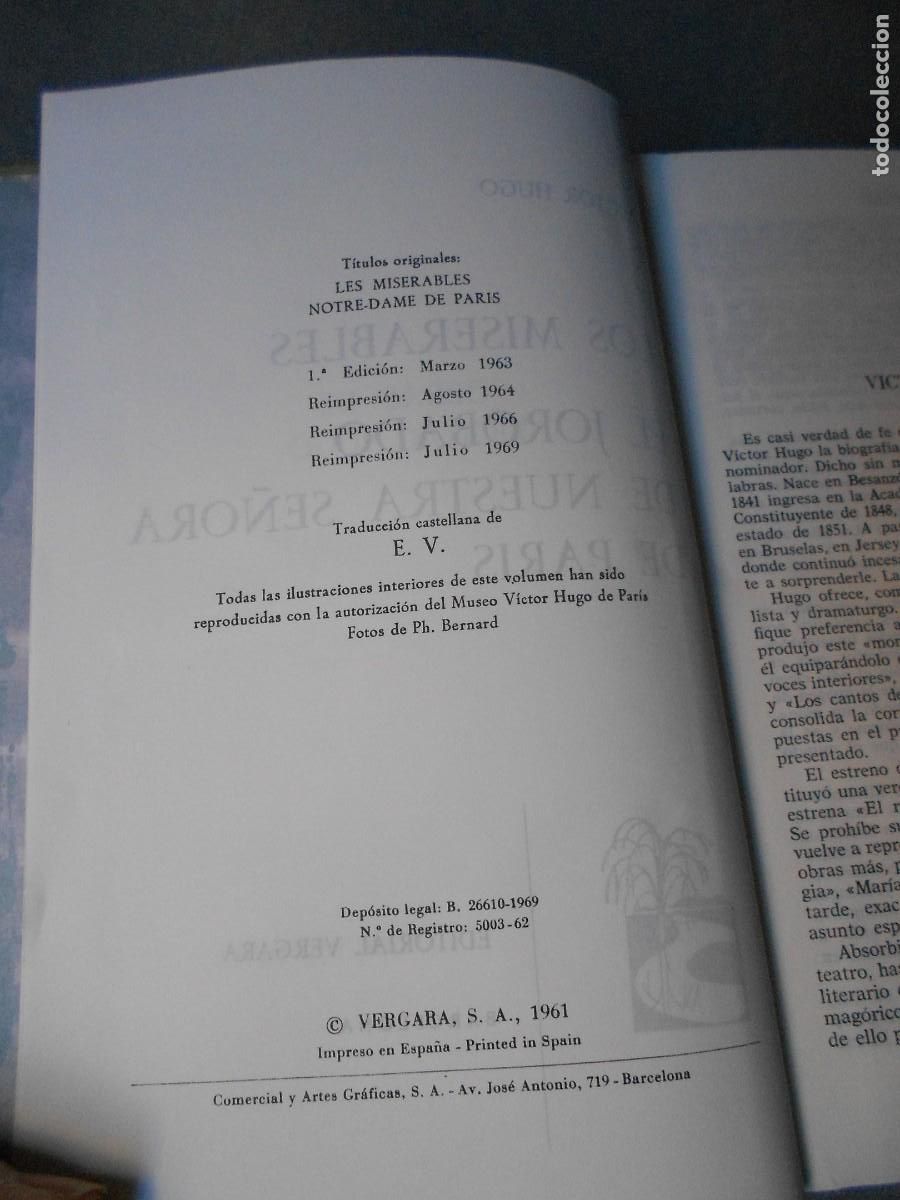 Libros de segunda mano: OBRAS. VICTOR HUGO. EDICION ILUSTRADA. - Foto 3
