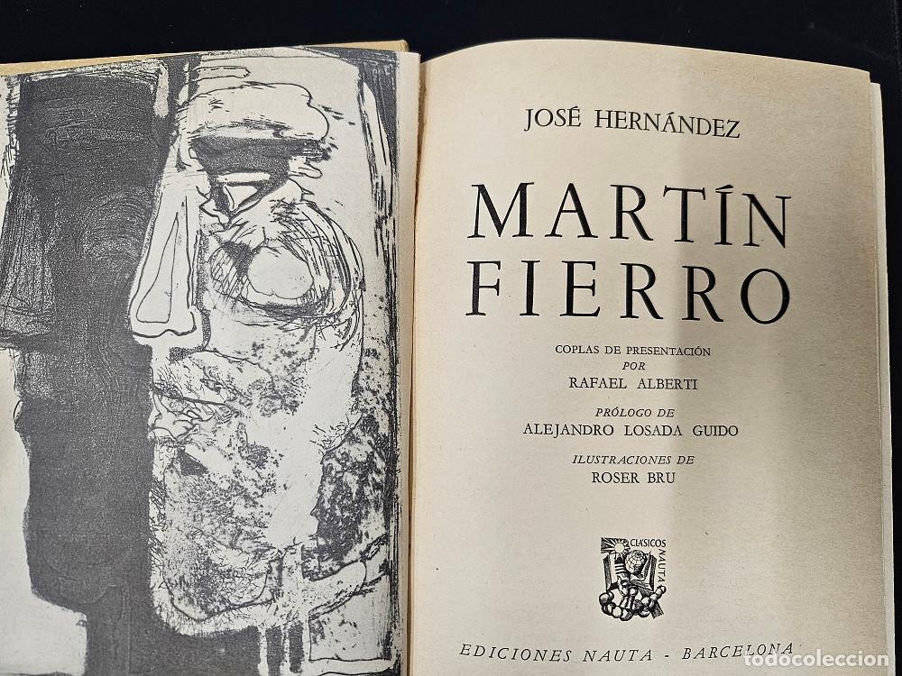 Libros de segunda mano: Mart&iacute;n Fierro - Jos&eacute; Hern&aacute;ndez - Foto 2
