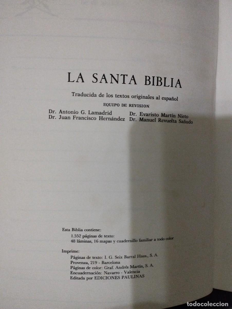 Libros de segunda mano: LA SANTA BIBLIA ediciones paulinas - Foto 9