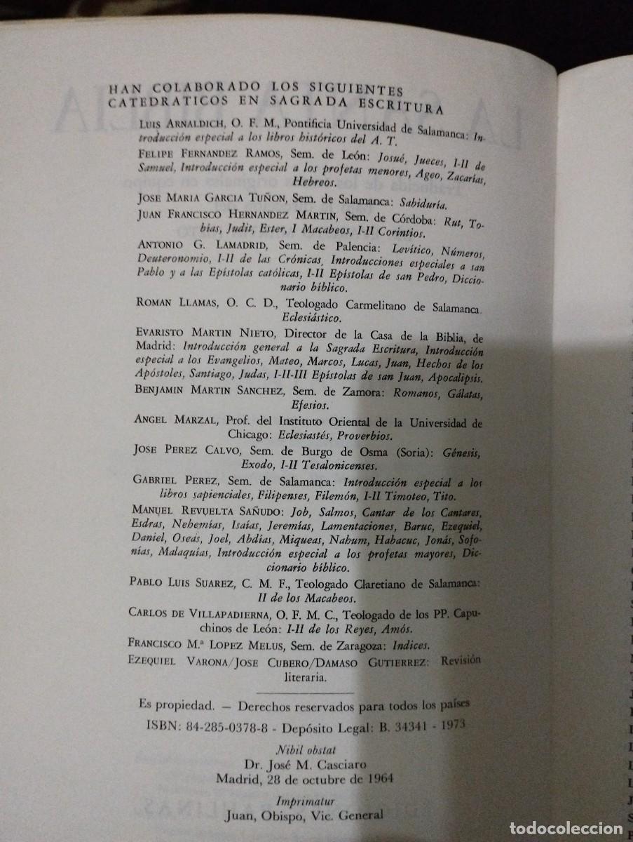 Libros de segunda mano: LA SANTA BIBLIA ediciones paulinas - Foto 10