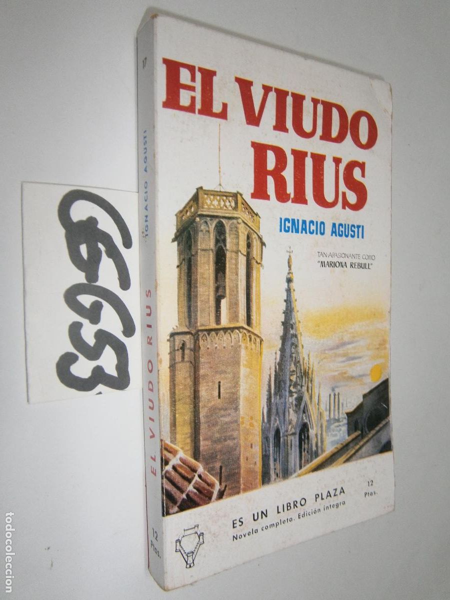 Libros de segunda mano: ANTIGUA NOVELA - EL VIUDO RIUS - Foto 1