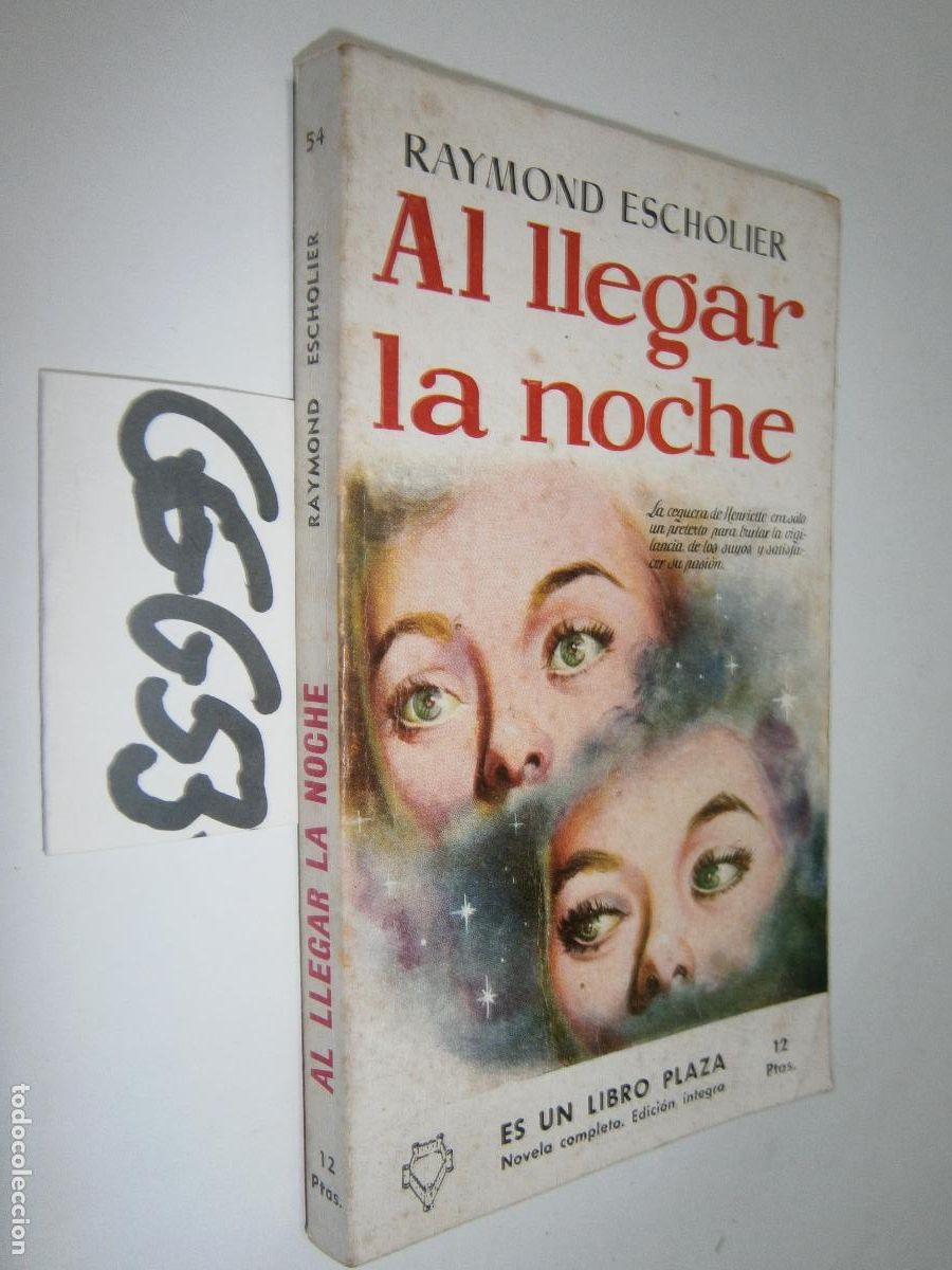 Libros de segunda mano: ANTIGUA NOVELA - AL LLEGAR LA NOCHE - Foto 1