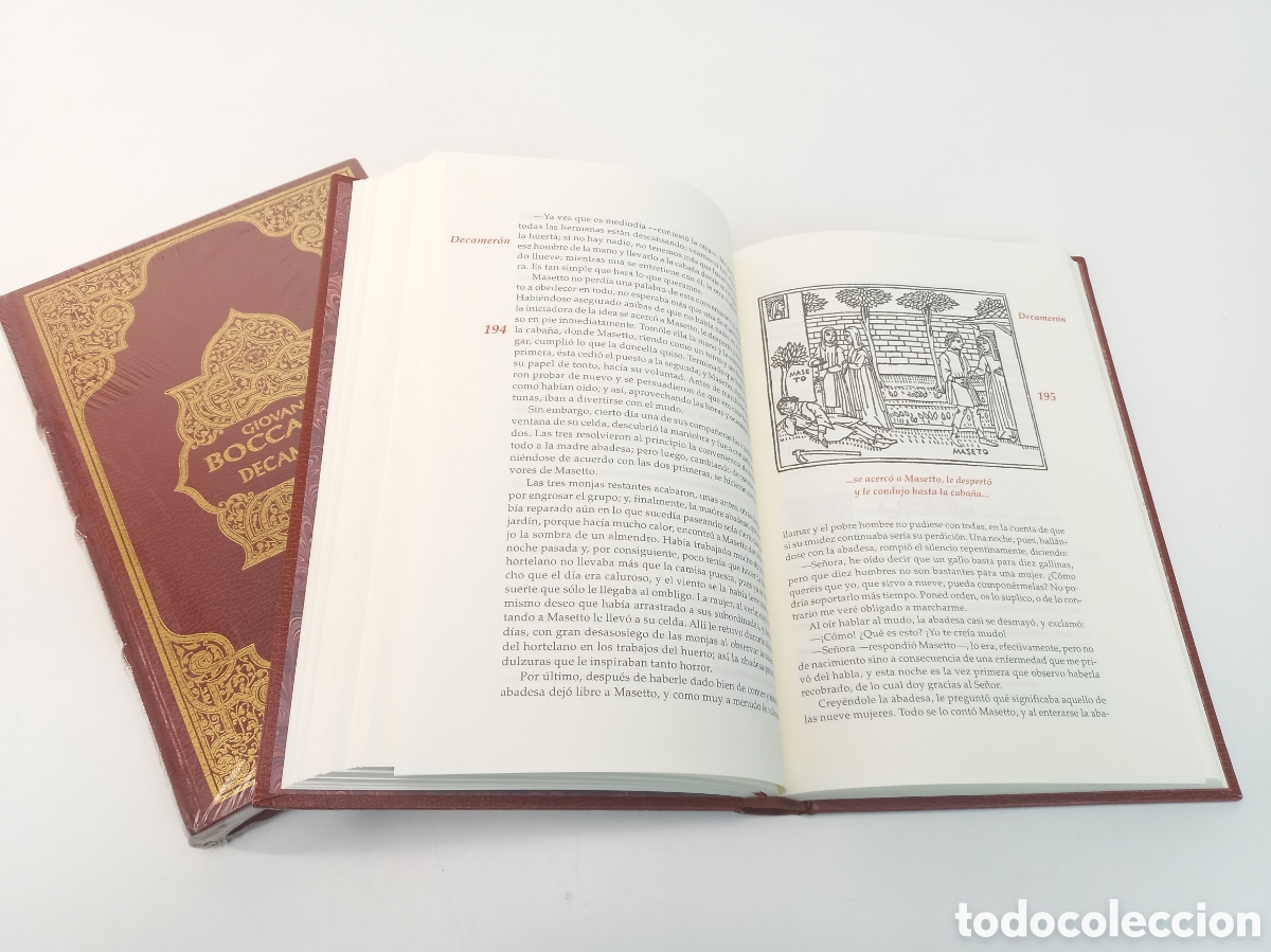 Libros de segunda mano: Decameron. Boccaccio. Club Internacional del libro, 2007. Ilustrado. - Foto 5