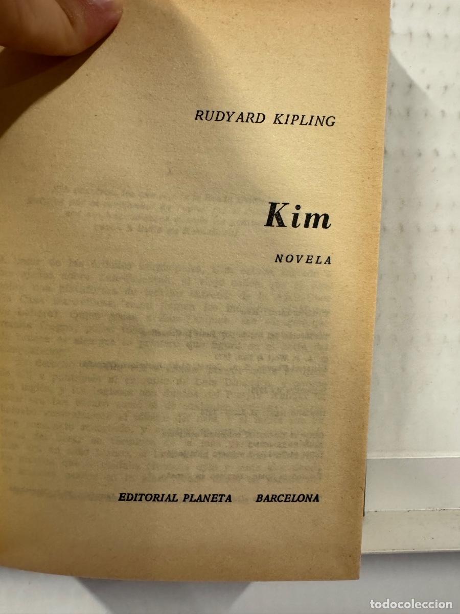 Libros de segunda mano: LIBRO KIM, RUDYARD KIPLING, EDITORIAL PLANETA BARCELONA, A&Ntilde;O 1973 - Foto 3