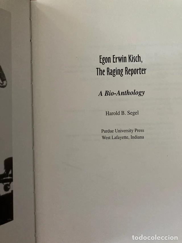 Libros de segunda mano: Egon Erwin Kisch, the Raging Reporter. - Foto 4