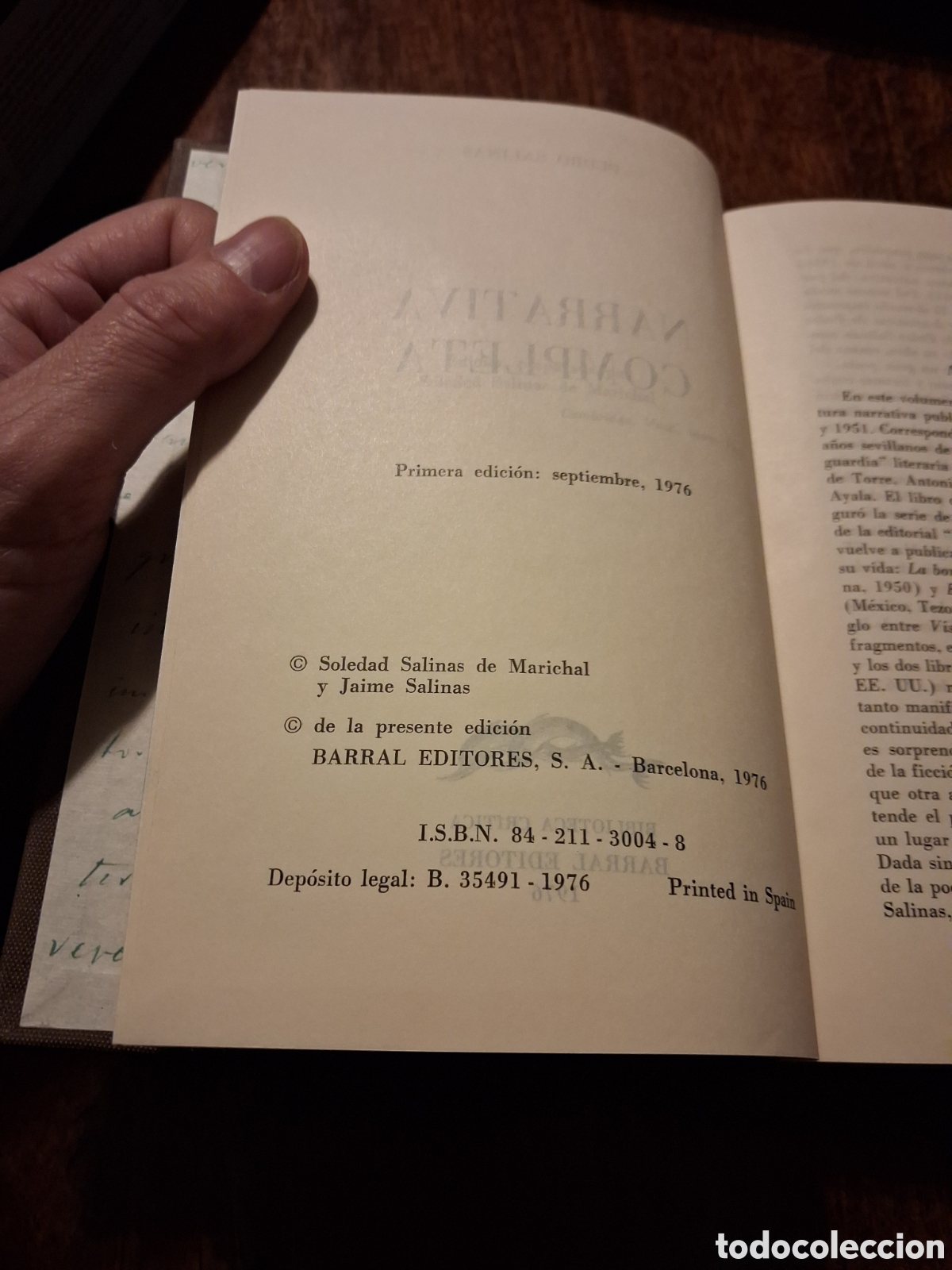 Libros de segunda mano: Narrativa completa, Pedro Salinas - Foto 5