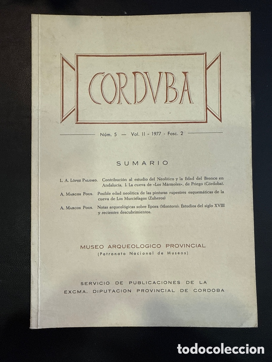 Livres d'occasion: CORDUBA. N&ordm;5, a&ntilde;o 1977