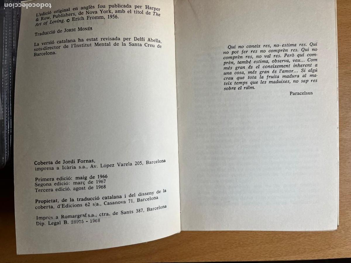 Libros de segunda mano: ERICH FROMM LART DESTIMAR - Foto 2