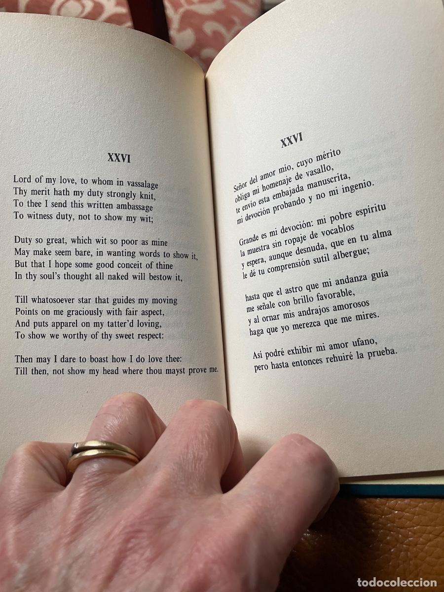 Libros de segunda mano: Libro Sonetos de Shakespeare, versi&oacute;n ingl&eacute;s/espa&ntilde;ol - Foto 2