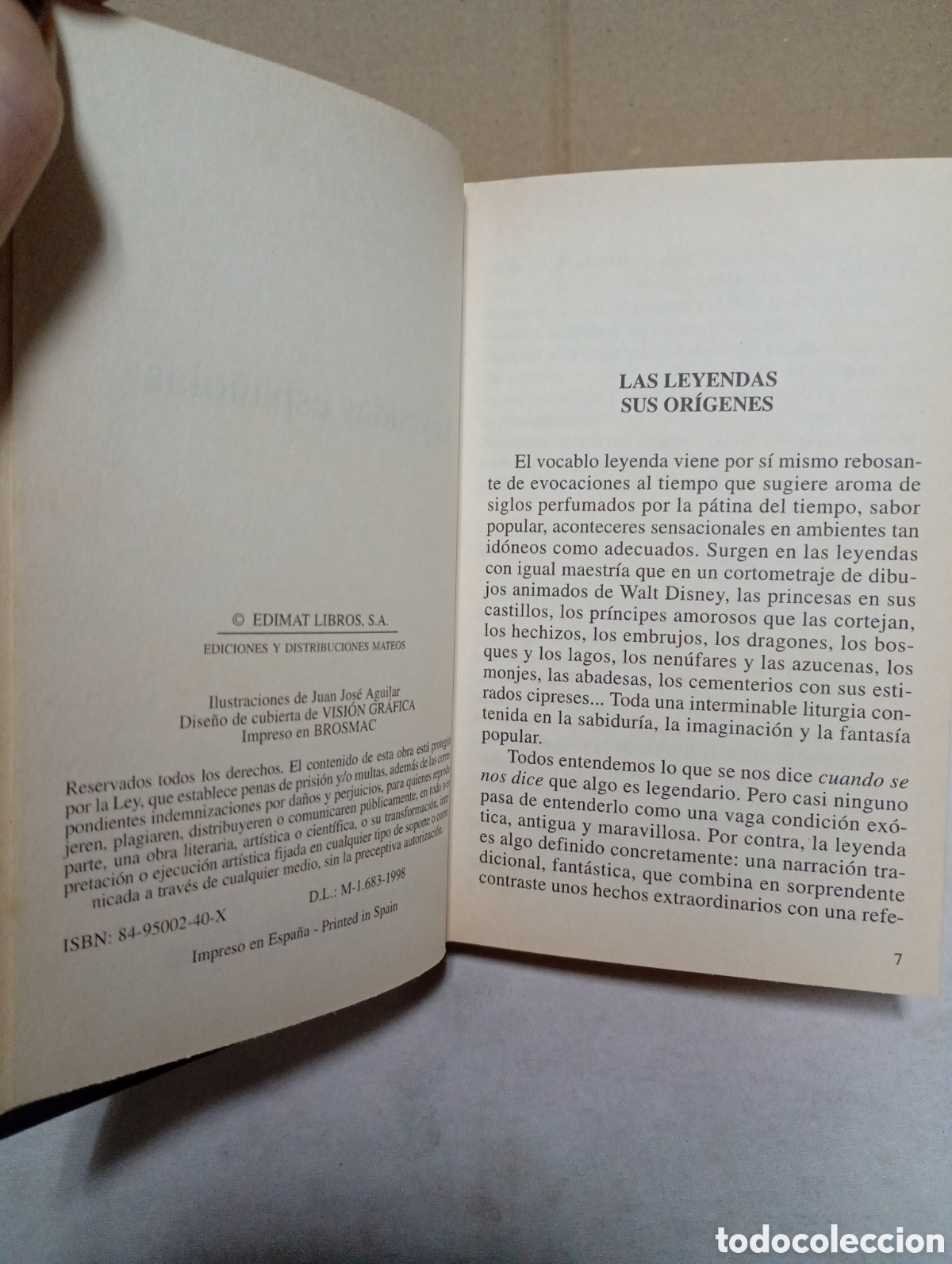 Libros de segunda mano: Leyendas espa&ntilde;olas y Leyendas de Grecia y Roma - Foto 5