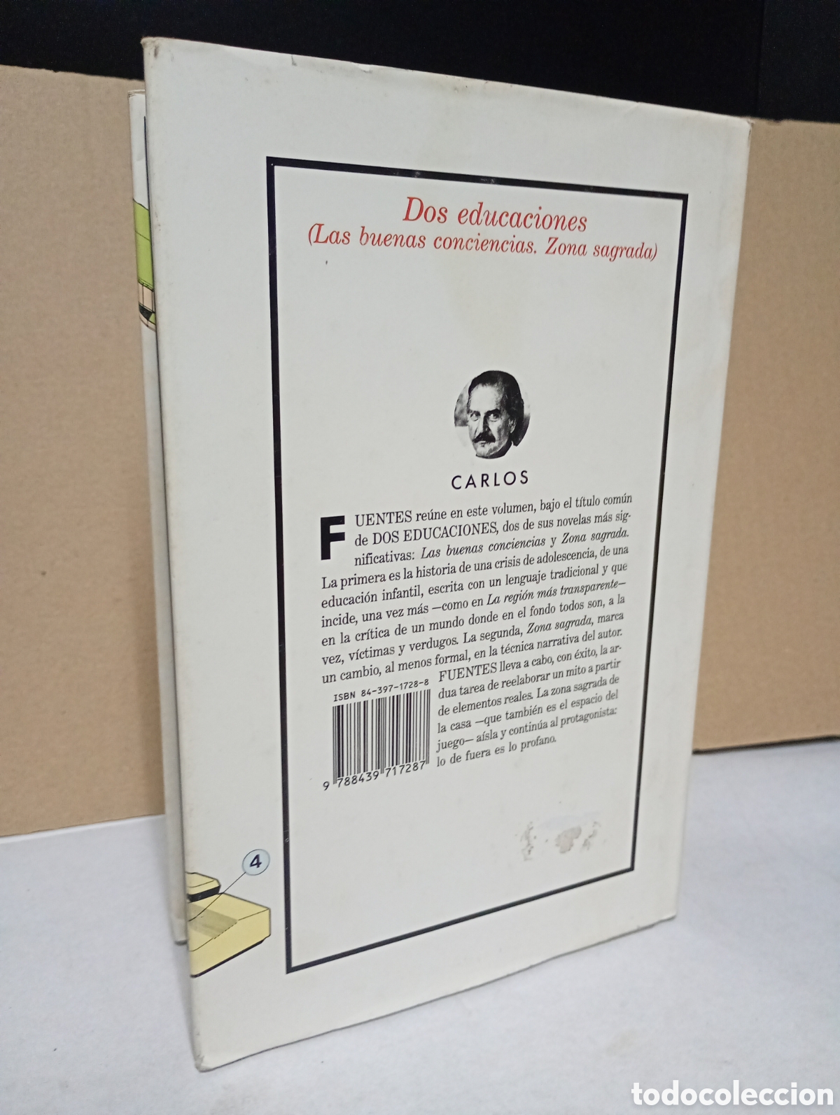 Libros de segunda mano: Dos educaciones - Carlos Fuentes - Foto 2