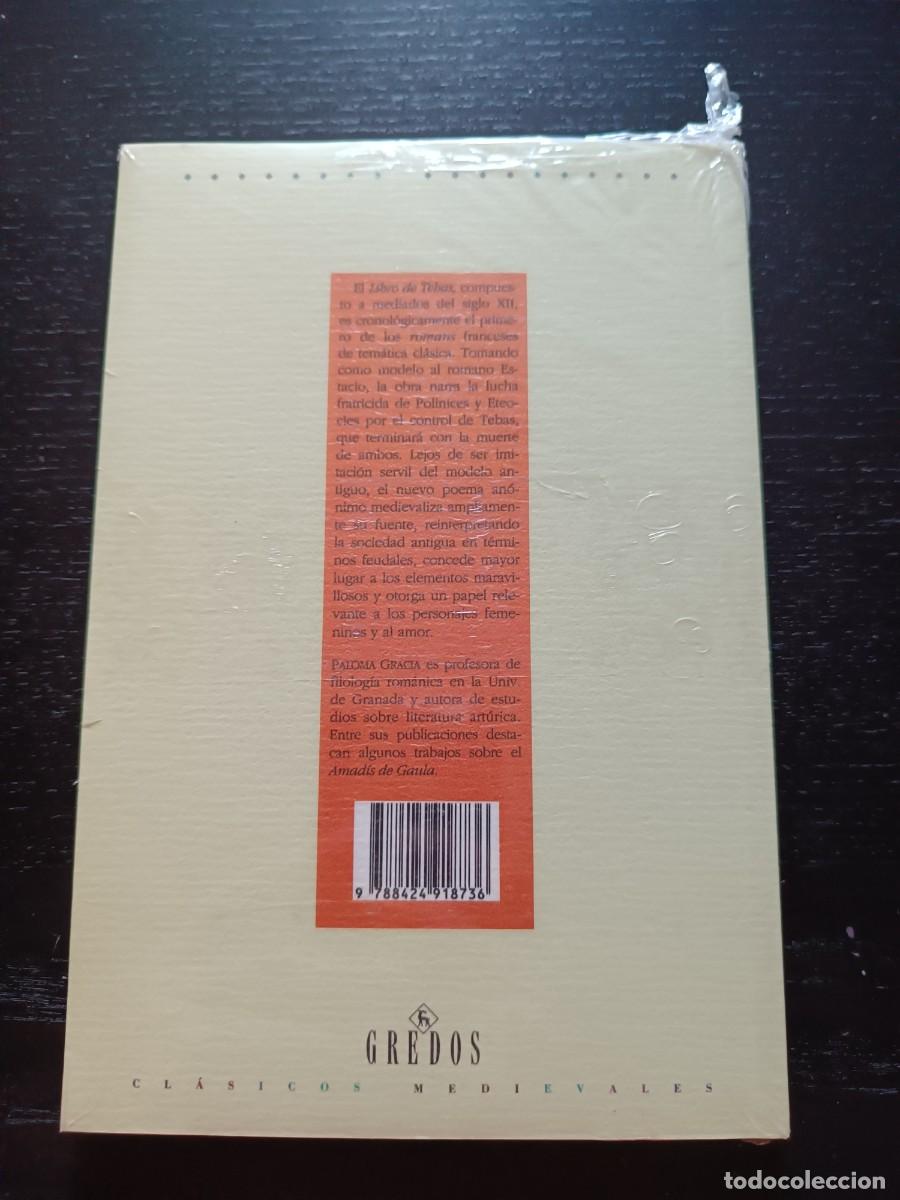 Libros de segunda mano: Libro de Tebas. Cl&aacute;sicos Medievales Gredos. - Foto 2
