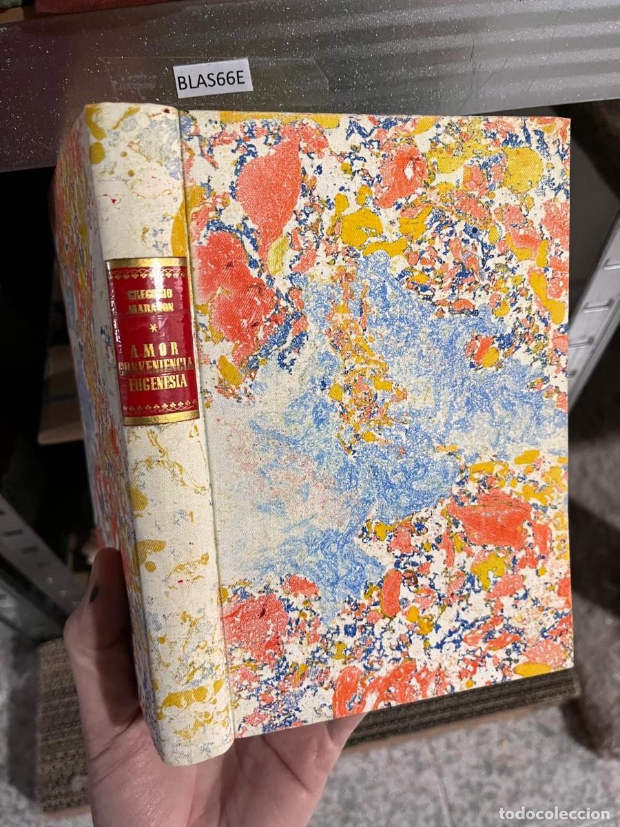 Libros de segunda mano: BLAS66A AMOR CONVENIENCIA EUGENESIA, GREGORIO MARA&Ntilde;ON - Foto 1