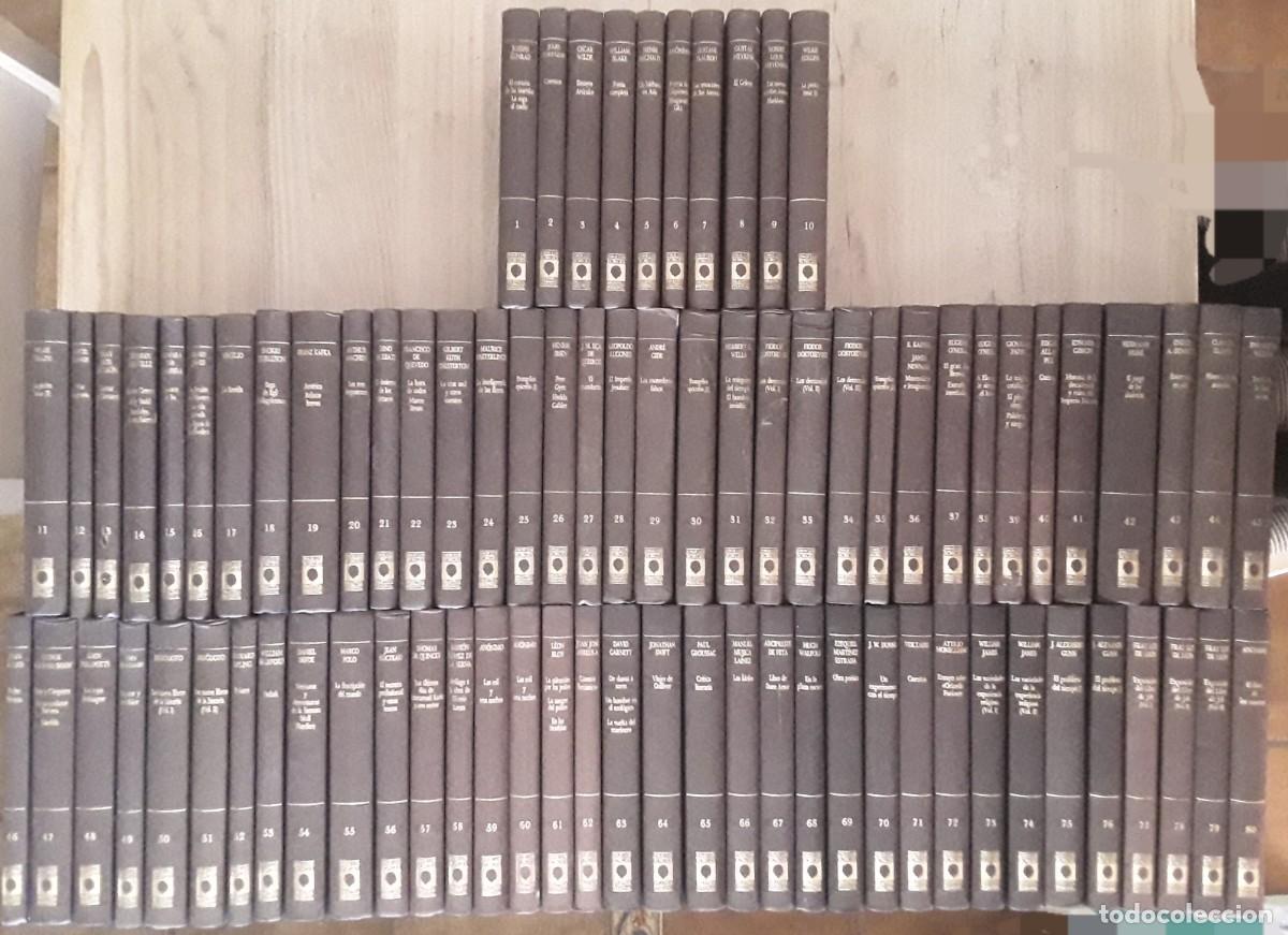 Libros de segunda mano: BIBLIOTECA PERSONAL DE JORGE LUIS BORGES. ORBIS. 80 TOMOS. COMPLETA. - Foto 10