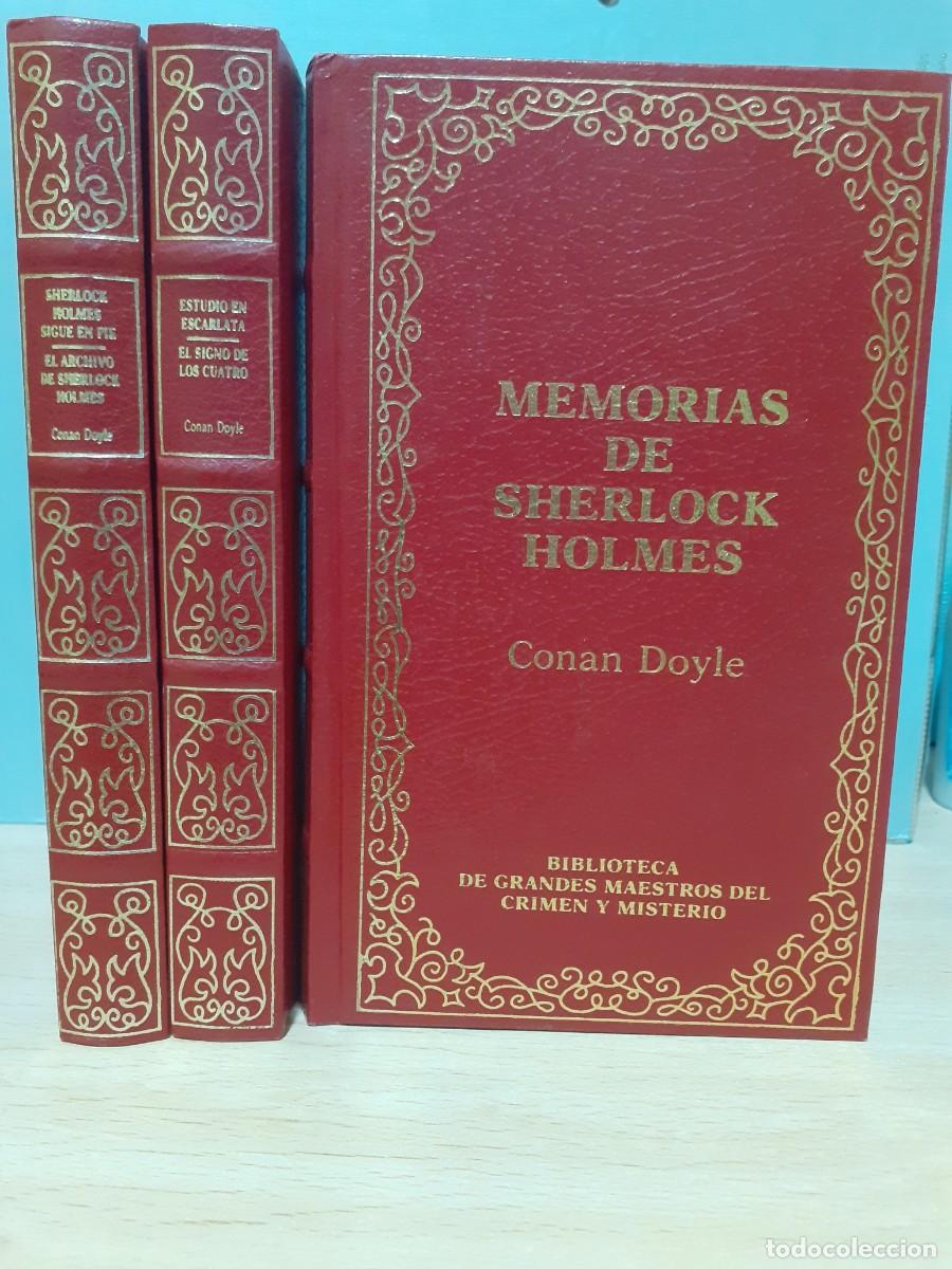 Libros de segunda mano: 3 libros de Conan Doyle: Memorias de Shelock Holmes + 2, Orbis 1990 - Foto 1