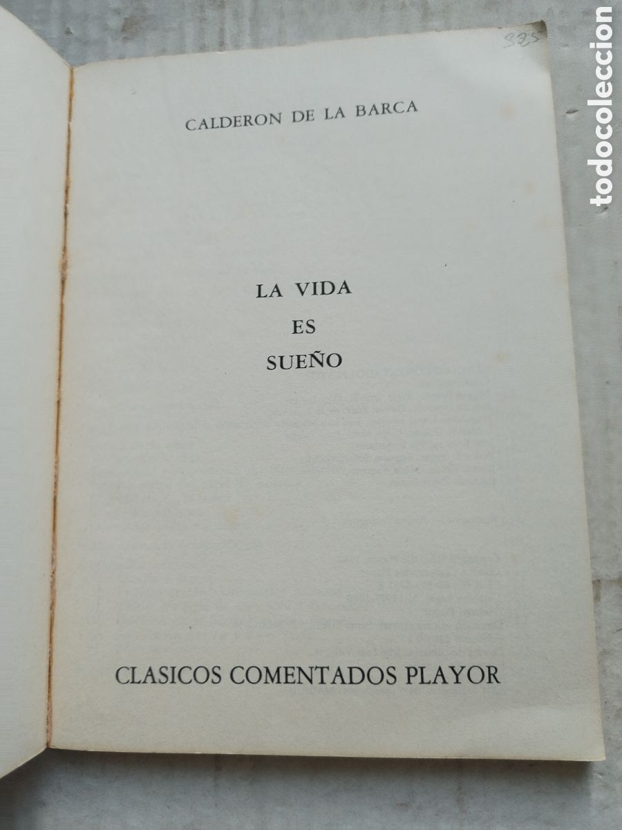 Libros de segunda mano: LA VIDA ES SUE&Ntilde;O/PEDRO CALDER&Oacute;N DE LA BARCA - Foto 2