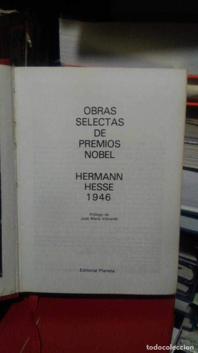 Libros de segunda mano: Obras selectas de premios nobel Hermann Hesse 1946 editorial planeta - Foto 2