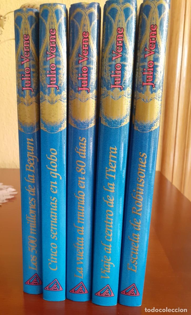 Libros de segunda mano: Julio Verne. 5 t&iacute;tulos - Foto 1