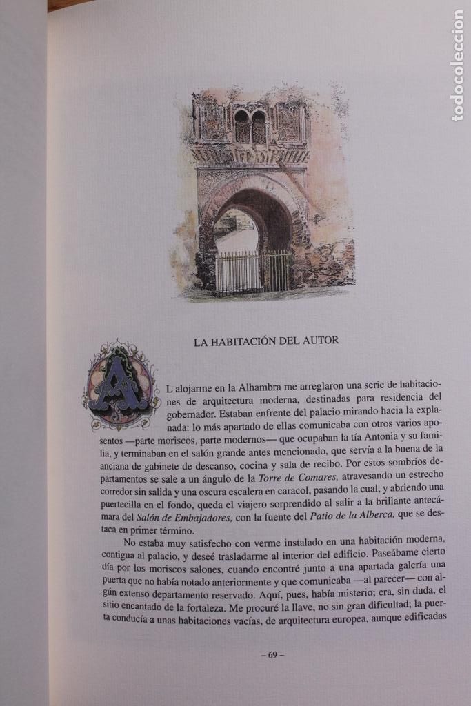 Libros de segunda mano: Cuentos de La Alhambra. WASHINGTON IRVING. Granada, 1829. - Foto 7