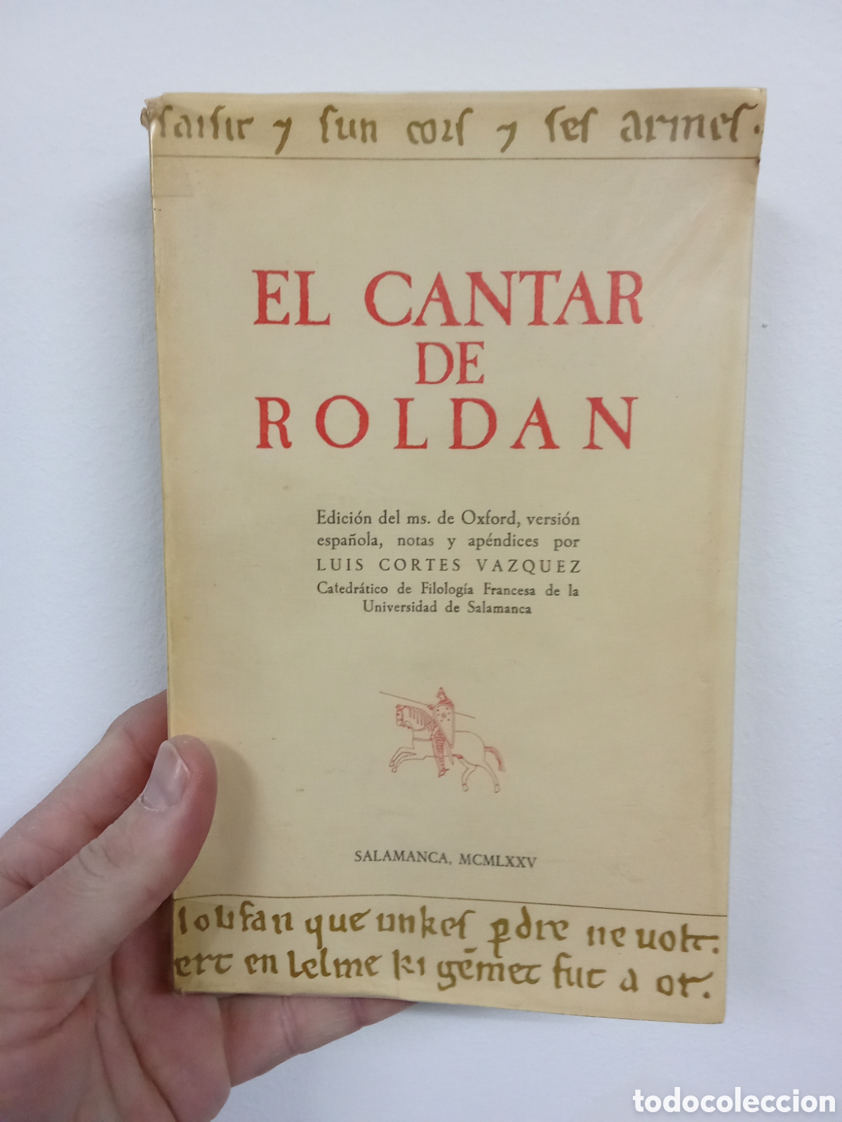 Libros de segunda mano: El cantar de Roldan - Luis Cortes V&aacute;zquez
