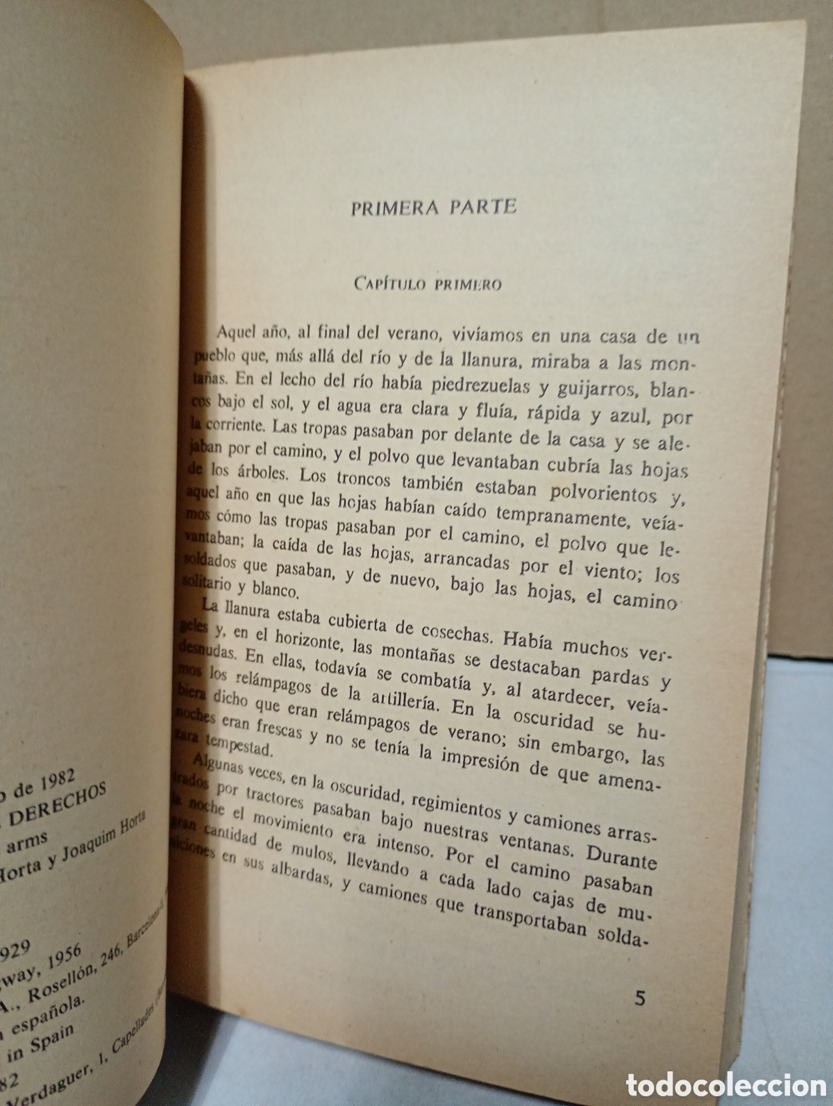 Libros de segunda mano: Adi&oacute;s a las armas de Ernest Hemingway - Foto 5