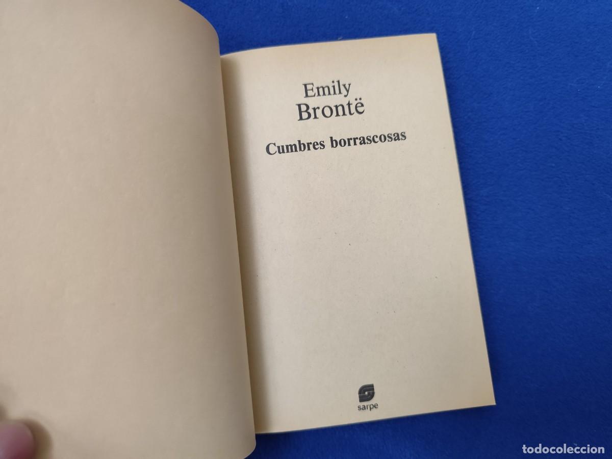 Libros de segunda mano: Cumbres Borrascosas Emily Bronte Editorial Sarpe 1984 - Foto 4