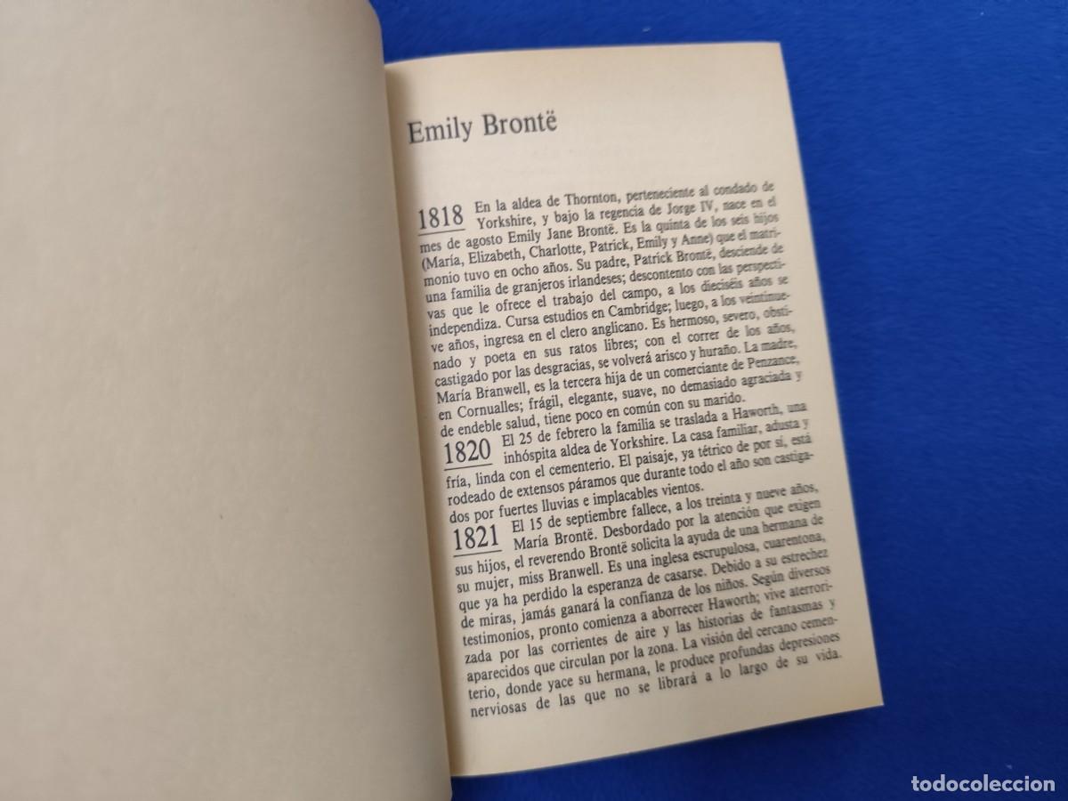 Libros de segunda mano: Cumbres Borrascosas Emily Bronte Editorial Sarpe 1984 - Foto 6