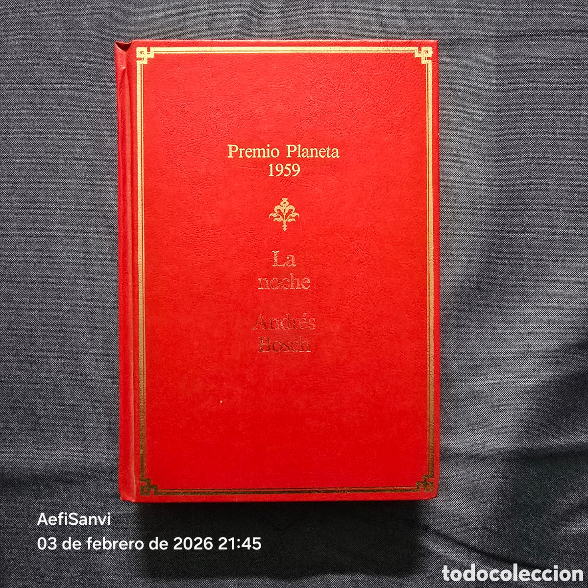 Livros em segunda m&atilde;o: LA NOCHE (ANDR&Eacute;S BOSCH) (PREMIO PLANETA 1959)
