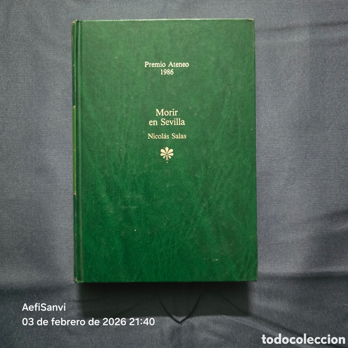 Libros de segunda mano: MORIR EN SEVILLA (NICOL&Aacute;S SALAS) (PREMIO ATENEO 1986) - Foto 1