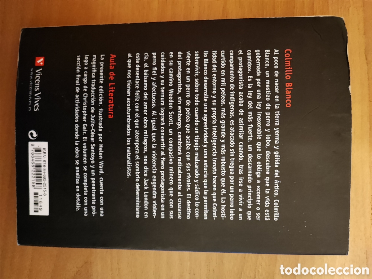 Libros de segunda mano: COLMILLO BLANCO. JACK LONDON. AULA DE LITERATURA - Foto 2