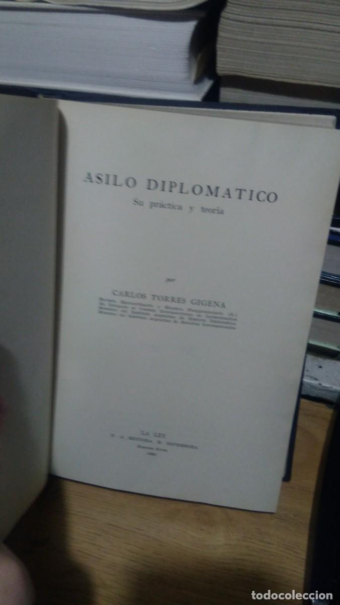 Libros de segunda mano: Asilo diplomatico Torres Gigena - Foto 1