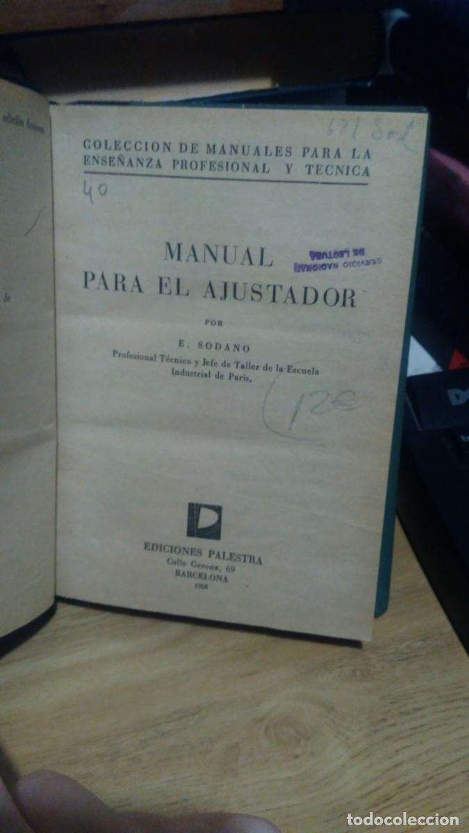 Libros de segunda mano: Manual para el ajustador ediciones palestra - Foto 2